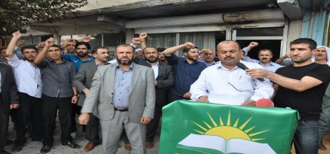 HÜDA PAR'a saldırı Silopi'de lanetlendi