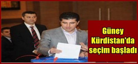 Güney Kürdistan'da seçim başladı