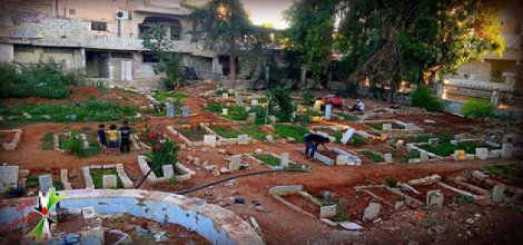 Suriye'de çocuk parkları mezarlık yapıldı