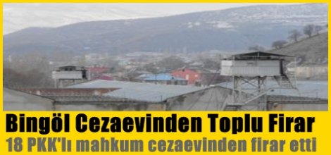 Bingöl Cezaevi gardiyanlarına sürgün