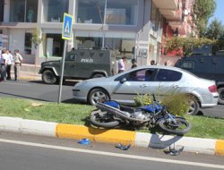 Diyarbakır'da motosiklet kazası: 1 kişi öldü