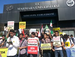 Marmara Üniversitesi öğrencilerinden Mısır ve Suriye'ye destek
