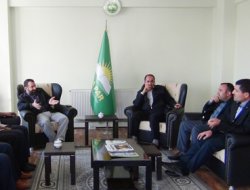 İMH'de HÜDA PAR'a geçmiş olsun ziyareti