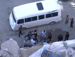 Minibüsçülerin sıra kavgası