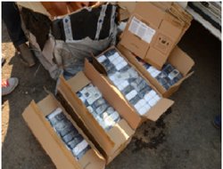 Batman'da 16 bin 841 adet cep telefonu ele geçirildi