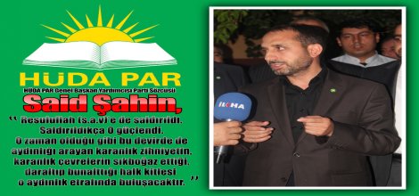 "Karanlıktan bunalan halk aydınlık etrafında buluşacaktır"