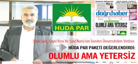 HÜDA PAR paketi değerlendirdi: Olumlu ama yetersiz