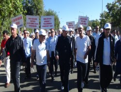 Diyarbakırlılar sağlıklı bir yaşam için yürüdü