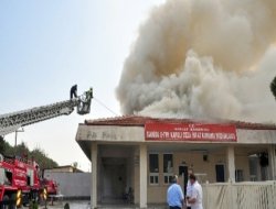 Manisa Cezaevinde yangın