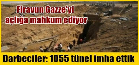 Firavun Gazze'yi  açlığa mahkum ediyor