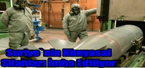 Suriye`nin Kimyasal Silahları İmha Ediliyor