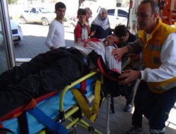 Otomobilin çarptığı öğrenci ağır yaralandı