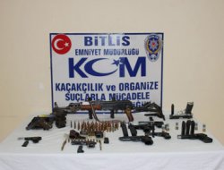 Bitlis'te silah kaçakçılığında 9 tutuklama