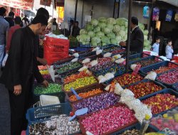 Bayram şekeri tezgâhlarda yerini aldı