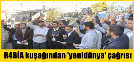 Diyarbakır: R4BİA kuşağından 'yenidünya' çağrısı