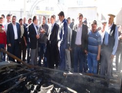 Semt pazarını ateşe verenler hakkında soruşturma başlatıldı