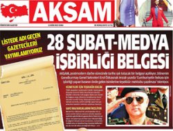 Akşam gazetesinden 28 Şubat'ın Medya ile ilgili belgeleri