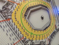 Kabe'nin çevresine şemsiye gölgelik sistemi yapılacak