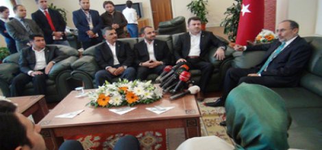 HÜDA PAR`dan AK Parti ve Saadet Partisine bayram ziyareti