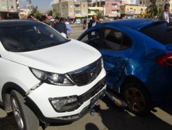 Batman'da maddi hasarlı kaza