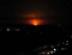 Şam karanlığa gömüldü