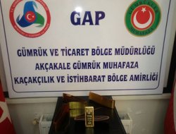 Şanlıurfa'da kaçak altın ele geçirildi