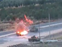 Amerikan Tankı Havaya Uçuruldu