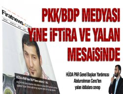 PKK/BDP Medyası Yine İftira ve Yalan Mesaisinde