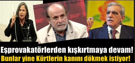 Eşprovakatörlerden kışkırtmaya devam!