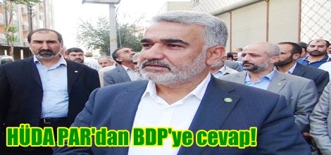 HÜDA PAR'dan BDP'ye cevap!