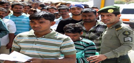 Suudi polisi ile yabancı işçiler arasında çatışma