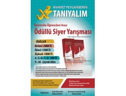 "Rahmet Peygamberini Tanıyalım" Adlı Siyer Yarışması