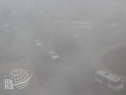 Diyarbakır'ı sis kapladı