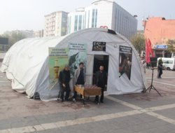 Şeyh Said Meydanı'nda Hz.Hüseyin çadırı