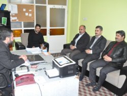 Hür Der'den İLKHA'ya "Geçmiş olsun" ziyareti