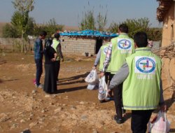 Cizre Nuh Gıda Bankası'ndan 5 köye gıda yardımı