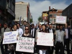 Öğretmenler İlk Kez Ortak Eylem Yaptı