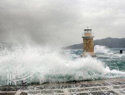 Kuzey Ege'de fırtına