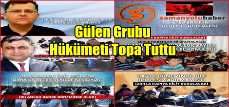 Gülen Grubu Hükümeti Topa Tuttu