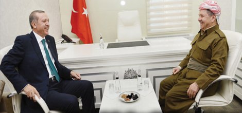 Mesud Barzani'den Erdoğan'a sürpriz ziyaret!