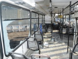 Otobüs şoförlerinden eylem