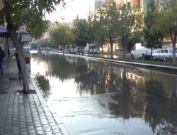Gaziantep'te, yağmur yok sel var