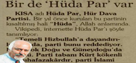 Yalçın Doğan: Bir de HÜDA PAR Var