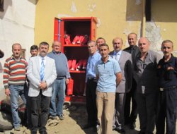 Yangın dolabı hayat kurtardı