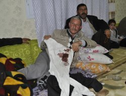 Çobana yaban domuzu saldırdı