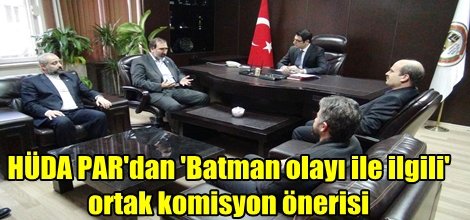 HÜDA PAR'dan ortak komisyon önerisi