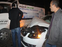 Aşırı hız ve dikkatsizlik kaza getirdi