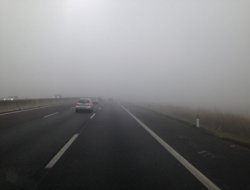 Milano yoğun sis altında