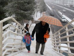 Diyarbakır'da kar çilesi başladı