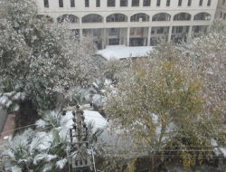 Nusaybin'de yılın ilk karı yağdı